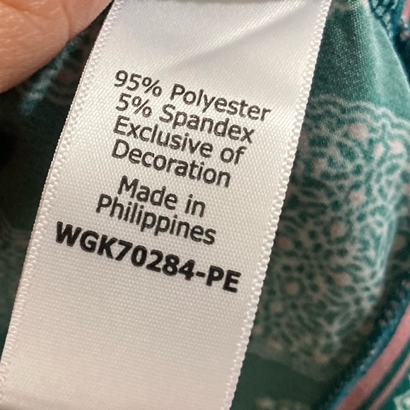 MAGNOLIA GRACE EMERALD GREEN SLEEVELESS  DRESS, XS - Picture 5 of 6